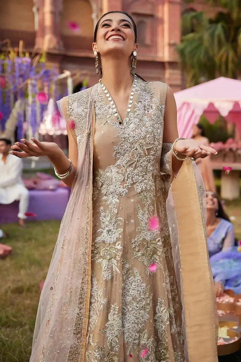 Mushq | Izhar Luxury Chiffon Collection 23 | Meherbano - Pakistani Designer Dress - by Mushq | Type: Bridal - 100% Original at Saira Sultan