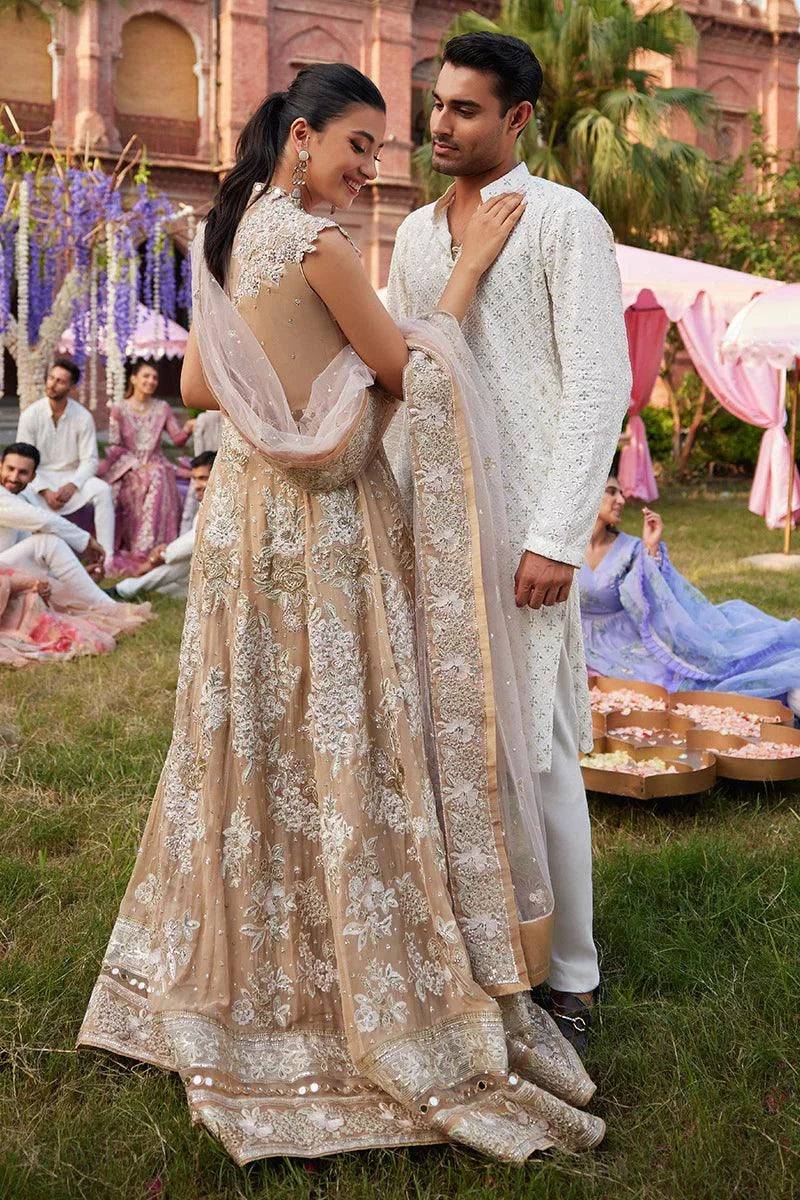 Mushq | Izhar Luxury Chiffon Collection 23 | Meherbano - Pakistani Designer Dress - by Mushq | Type: Bridal - 100% Original at Saira Sultan