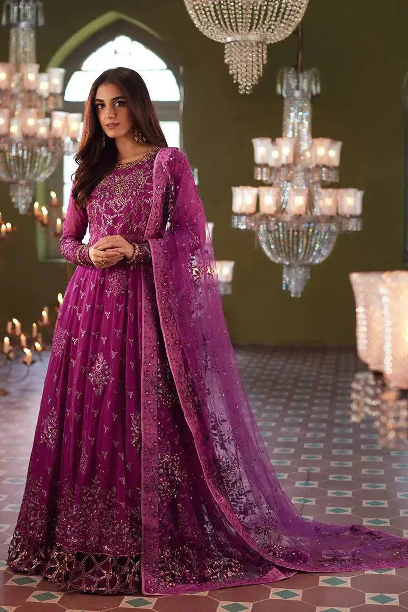 Mushq | Izhar Luxury Chiffon Collection 23 | Shehrzad - Pakistani Designer Dress - by Mushq | Type: Bridal - 100% Original at Saira Sultan