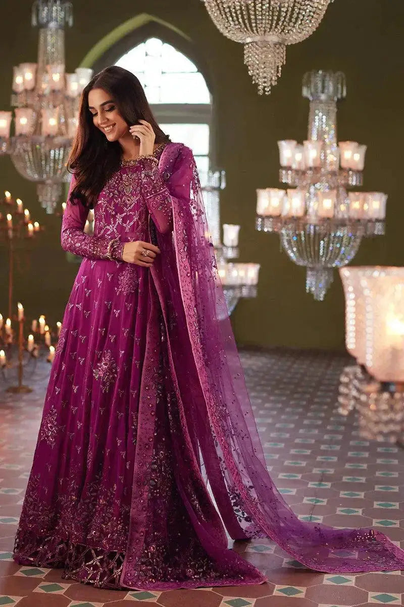 Mushq | Izhar Luxury Chiffon Collection 23 | Shehrzad - Pakistani Designer Dress - by Mushq | Type: Bridal - 100% Original at Saira Sultan