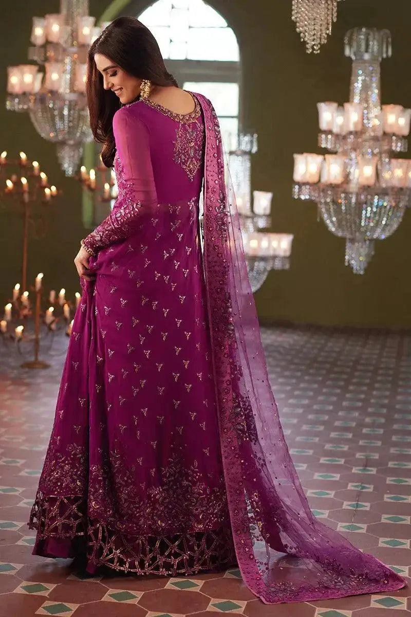Mushq | Izhar Luxury Chiffon Collection 23 | Shehrzad - Pakistani Designer Dress - by Mushq | Type: Bridal - 100% Original at Saira Sultan