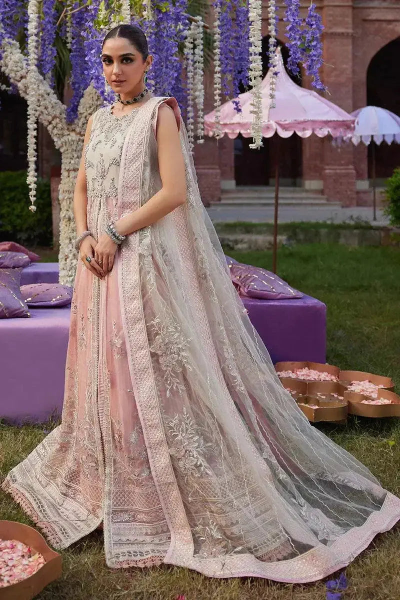 Mushq | Izhar Luxury Chiffon Collection 23 | Mishaal - Pakistani Designer Dress - by Mushq | Type: Bridal - 100% Original at Saira Sultan