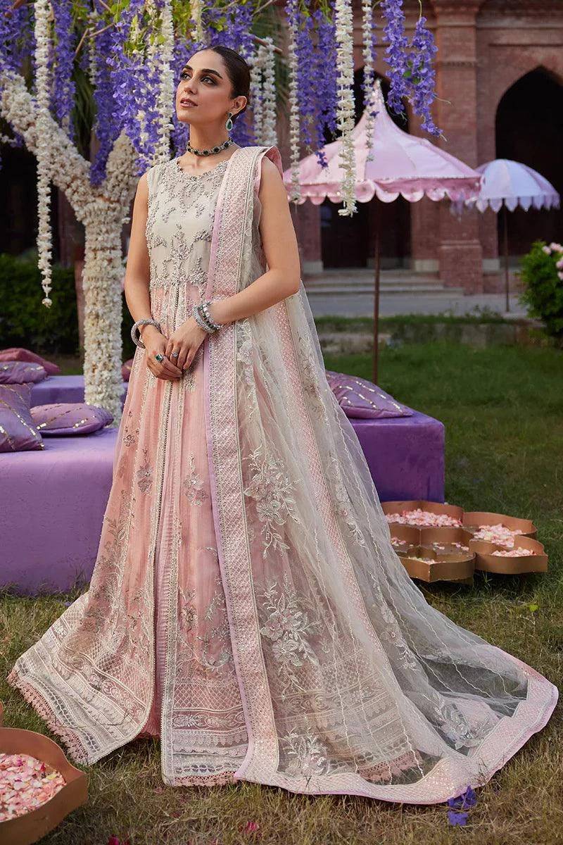Mushq | Izhar Luxury Chiffon Collection 23 | Mishaal - Pakistani Designer Dress - by Mushq | Type: Bridal - 100% Original at Saira Sultan
