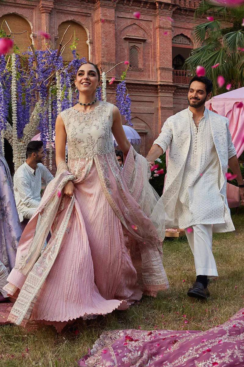 Mushq | Izhar Luxury Chiffon Collection 23 | Mishaal - Pakistani Designer Dress - by Mushq | Type: Bridal - 100% Original at Saira Sultan
