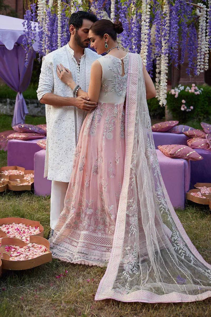 Mushq | Izhar Luxury Chiffon Collection 23 | Mishaal - Pakistani Designer Dress - by Mushq | Type: Bridal - 100% Original at Saira Sultan