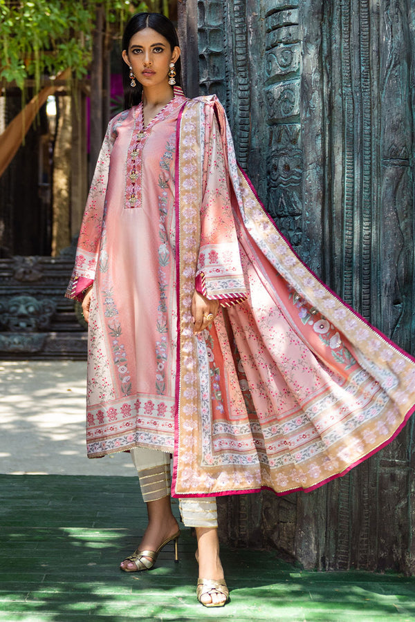 Mushq | Nirvana Silk Edit |  Roseate - Pakistani Designer Dress - by Mushq | Type: Ladies Clothes - 100% Original at Saira Sultan