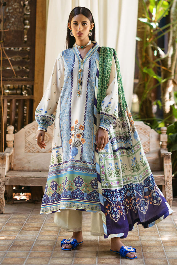 Mushq | Nirvana Silk Edit |  Azure - Pakistani Designer Dress - by Mushq | Type: Ladies Clothes - 100% Original at Saira Sultan