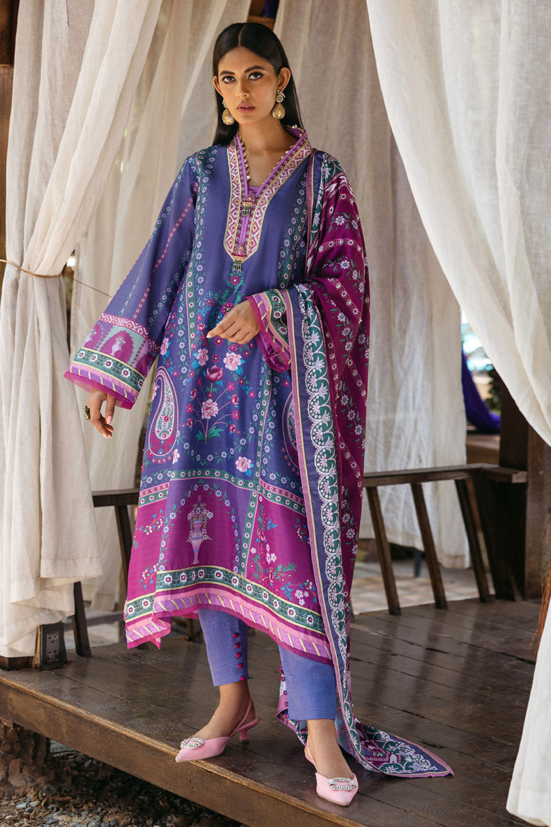 Mushq | Nirvana Silk Edit |  Indigo - Pakistani Designer Dress - by Mushq | Type: Ladies Clothes - 100% Original at Saira Sultan