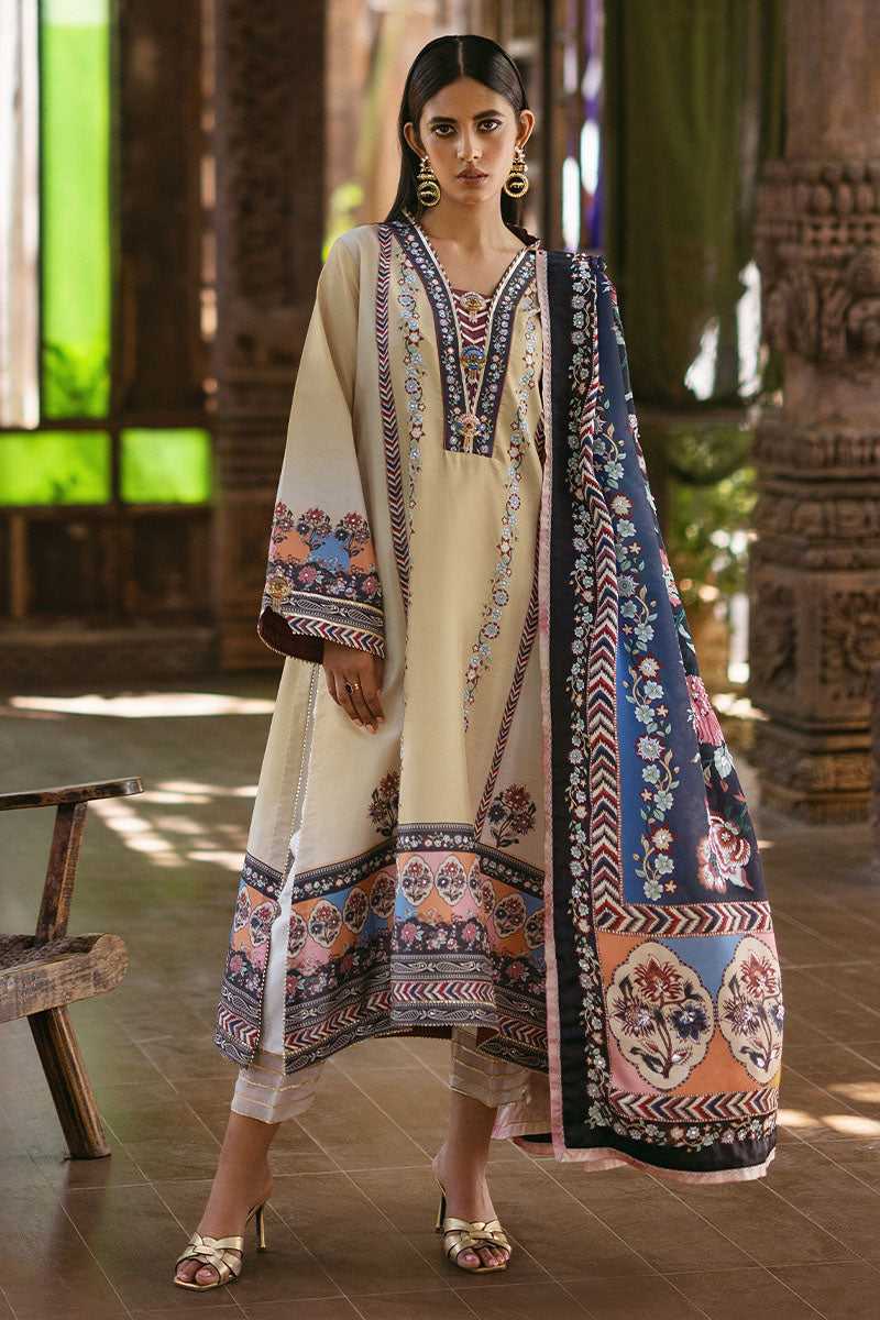 Mushq | Nirvana Silk Edit |  Taupe - Pakistani Designer Dress - by Mushq | Type: Ladies Clothes - 100% Original at Saira Sultan