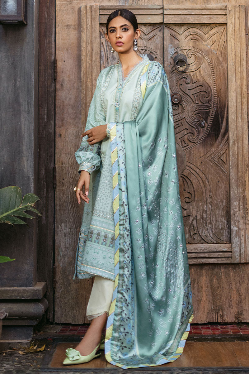 Mushq | Nirvana Silk Edit |  Cerulean - Pakistani Designer Dress - by Mushq | Type: Ladies Clothes - 100% Original at Saira Sultan