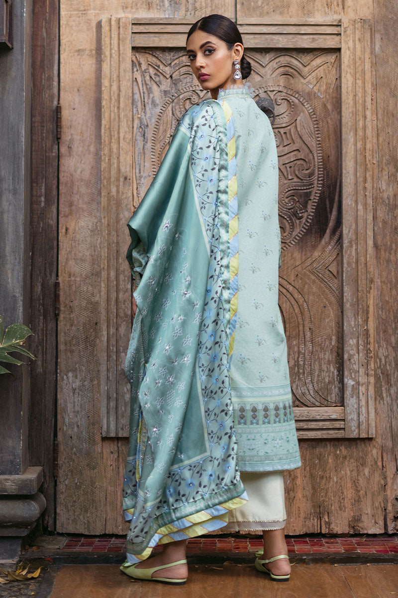 Mushq | Nirvana Silk Edit |  Cerulean - Pakistani Designer Dress - by Mushq | Type: Ladies Clothes - 100% Original at Saira Sultan