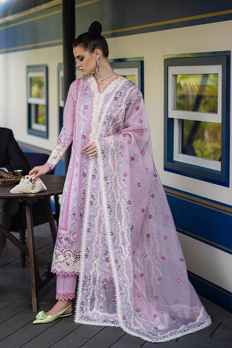 Mushq | Orient Express Luxury Lawn | RAFFINE - Pakistani Designer Dress - by Mushq | Type: Luxury - 100% Original at Saira Sultan