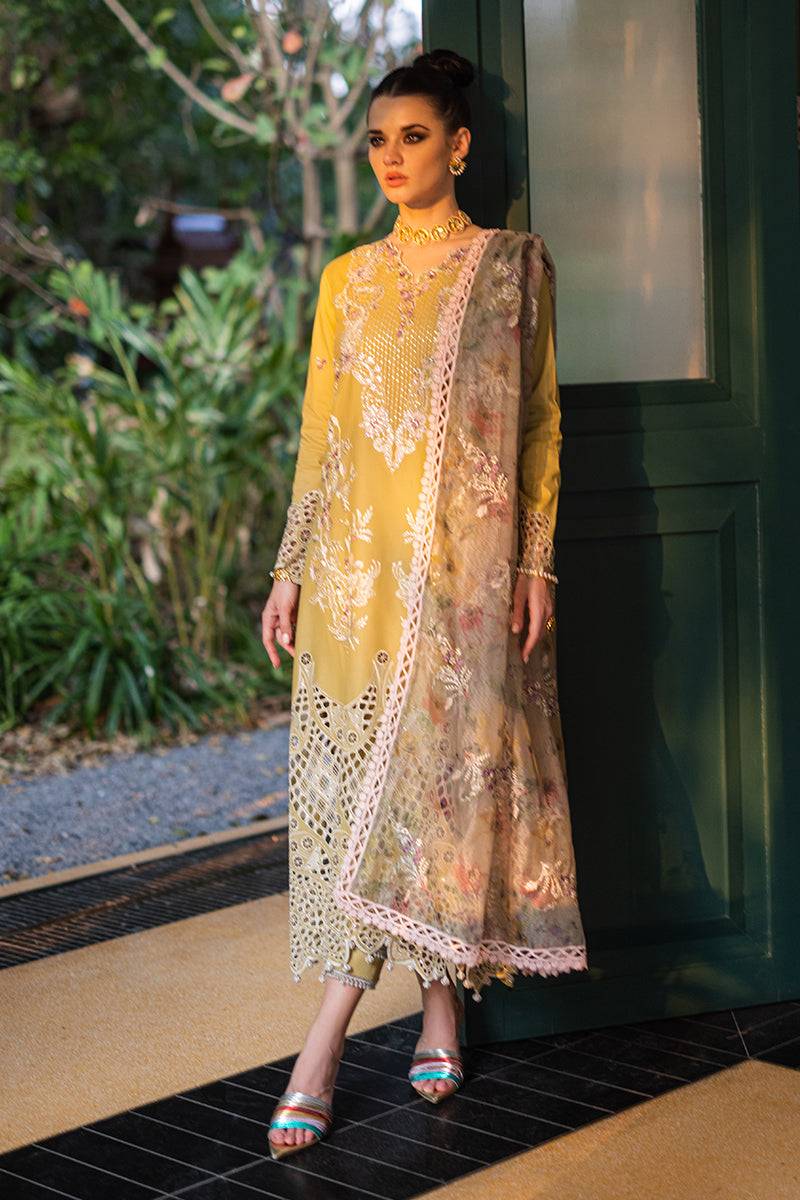 Mushq | Orient Express Luxury Lawn | DELICE - Pakistani Designer Dress - by Mushq | Type: Luxury - 100% Original at Saira Sultan