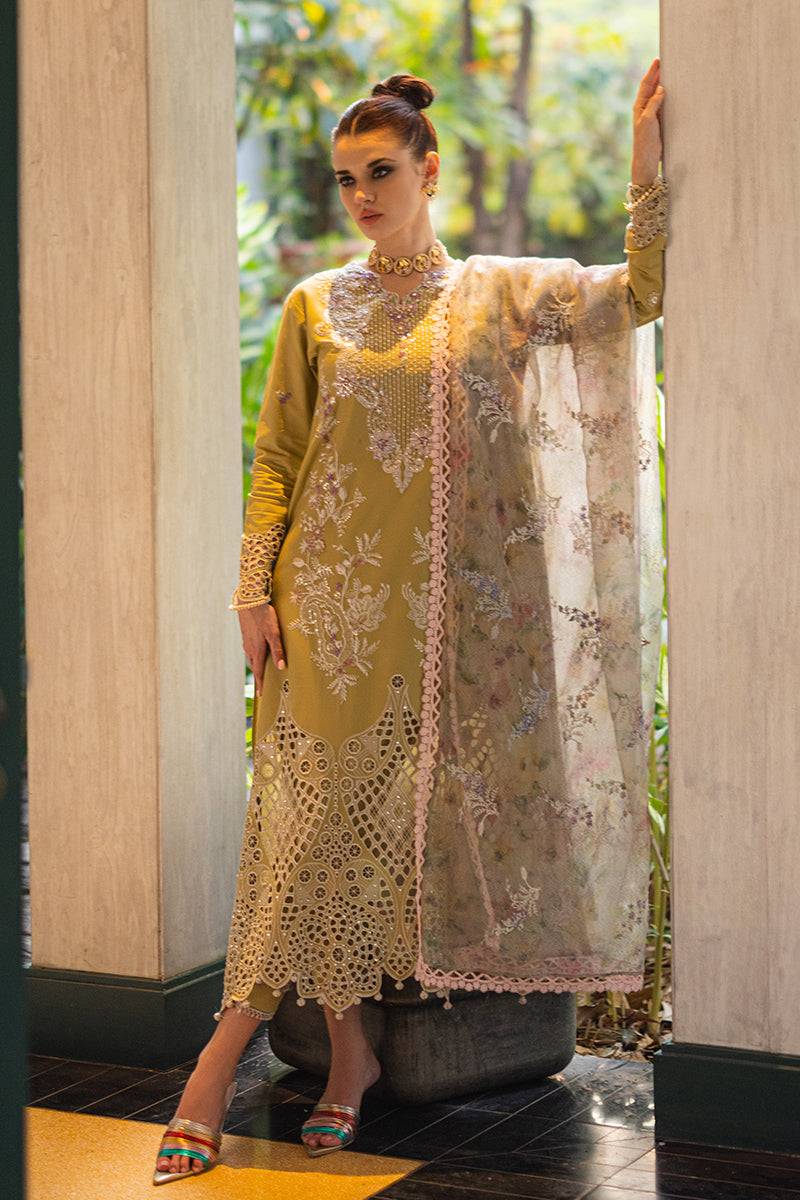 Mushq | Orient Express Luxury Lawn | DELICE - Pakistani Designer Dress - by Mushq | Type: Luxury - 100% Original at Saira Sultan
