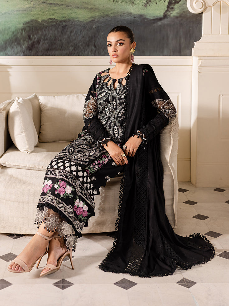 Parishay | Mira Winter |  MW-07 | 3 PC Crepe - Pakistani Designer Dress - by Parishay | Type: Luxury - 100% Original at Saira Sultan