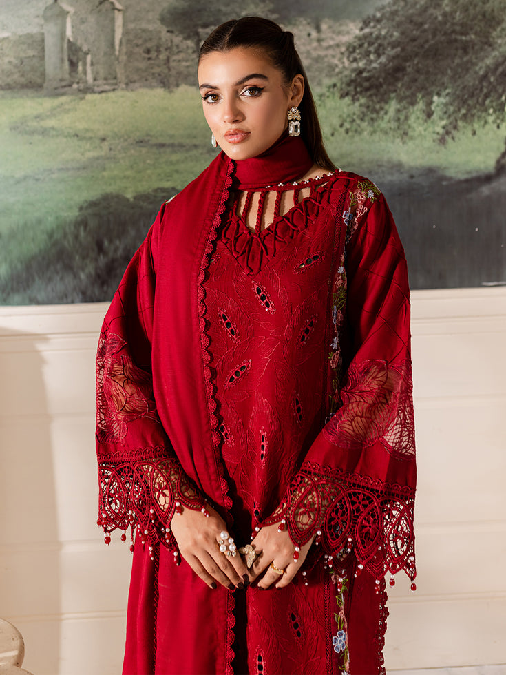 Parishay | Mira Winter | MW-08 | 3 PC Crepe - Pakistani Designer Dress - by Parishay | Type: Luxury - 100% Original at Saira Sultan