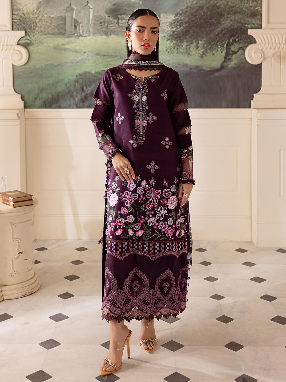 Parishay | Mira Winter | MW-10 | 3 PC Crepe - Pakistani Designer Dress - by Parishay | Type: Luxury - 100% Original at Saira Sultan