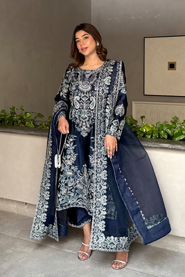 Maryum N Maria | Farisha Formals| ELYNA - MW40083 - Pakistani Designer Dress - by Maryum N Maria - Type : Ladies Clothes - 100% Original at Saira Sultan
