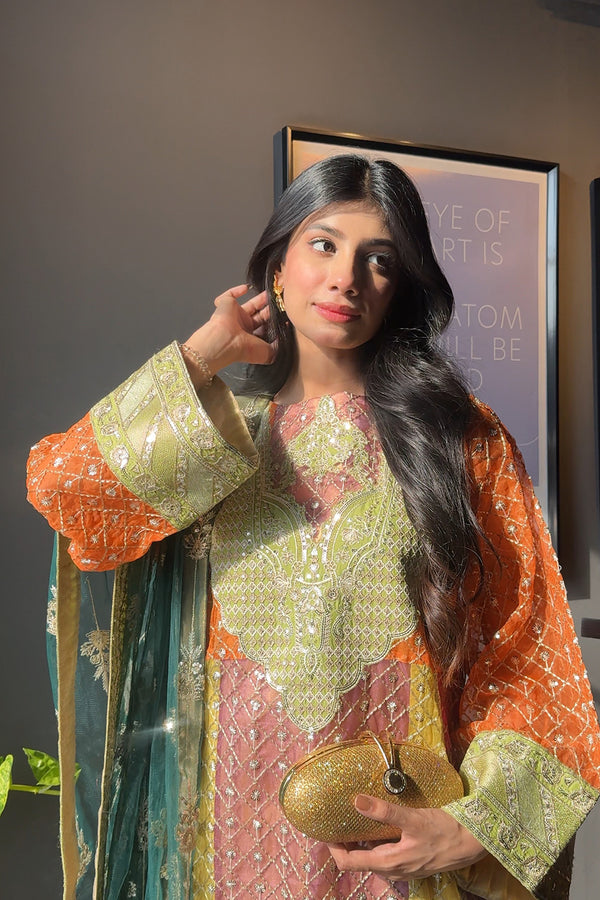 Maryum N Maria | Farisha Formals| NOELE - MW40095 - Pakistani Designer Dress - by Maryum N Maria - Type : Ladies Clothes - 100% Original at Saira Sultan