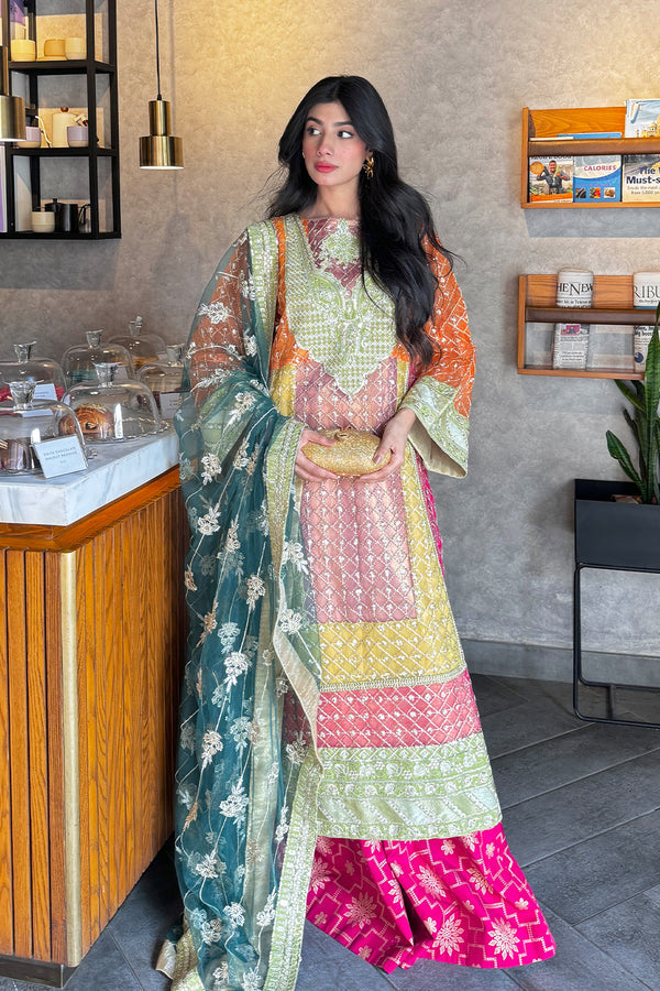 Maryum N Maria | Farisha Formals| NOELE - MW40095 - Pakistani Designer Dress - by Maryum N Maria - Type : Ladies Clothes - 100% Original at Saira Sultan
