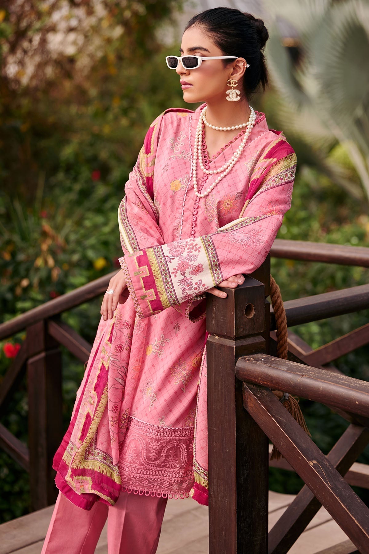 Motifz | Umang Lawn | 3538-RASHI M Pink Lawn