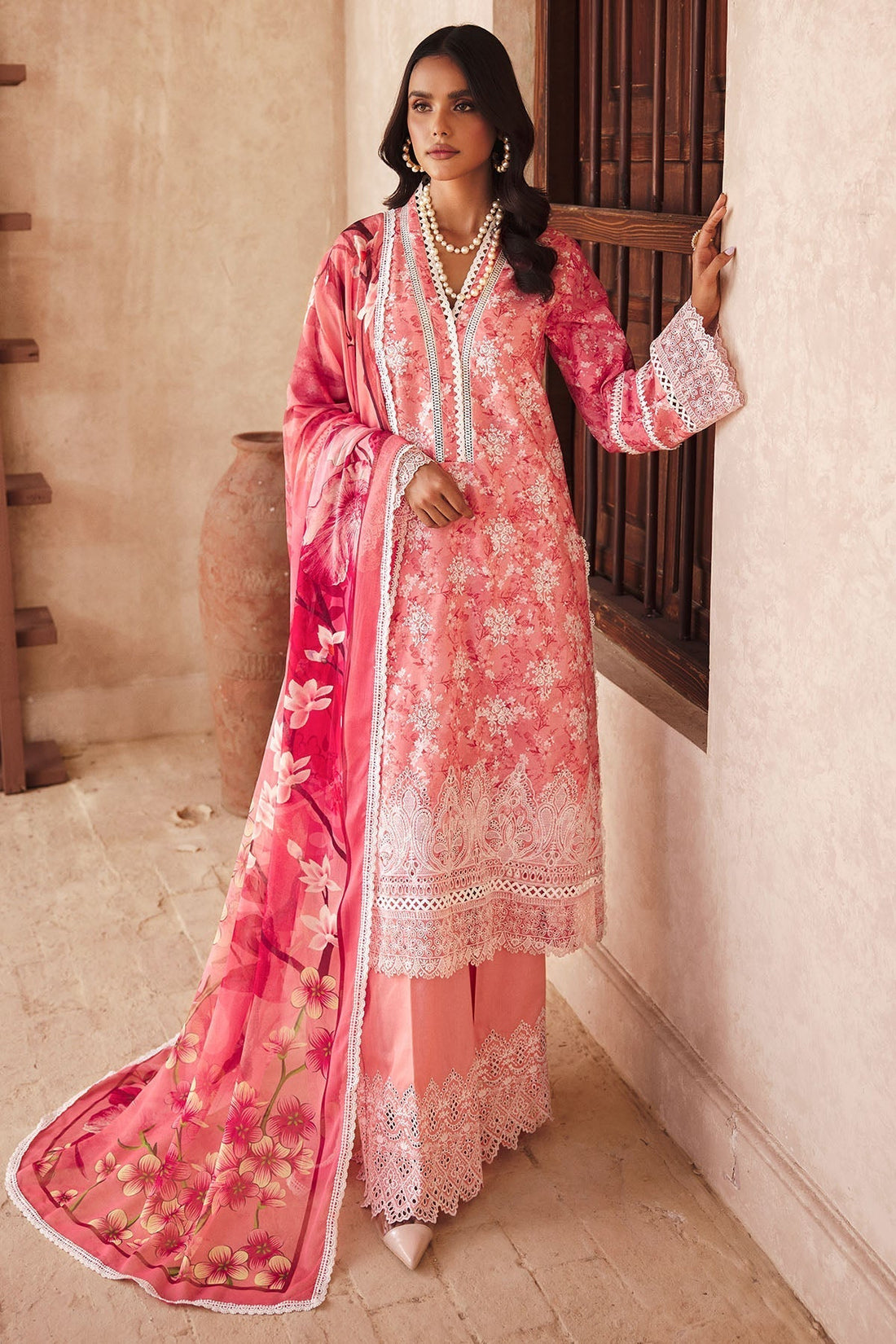Motifz | Premium Lawn 25 | 3735-MAYA XS Coral Lawn