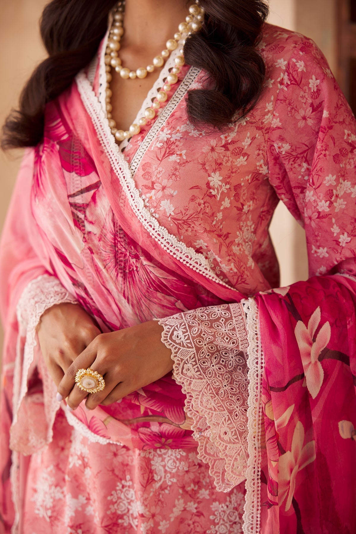 Motifz | Premium Lawn 25 | 3735-MAYA M Coral Lawn