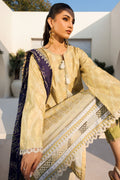 Motifz | Umang Lawn | 4635-PASBAAN L Lime Yellow Lawn