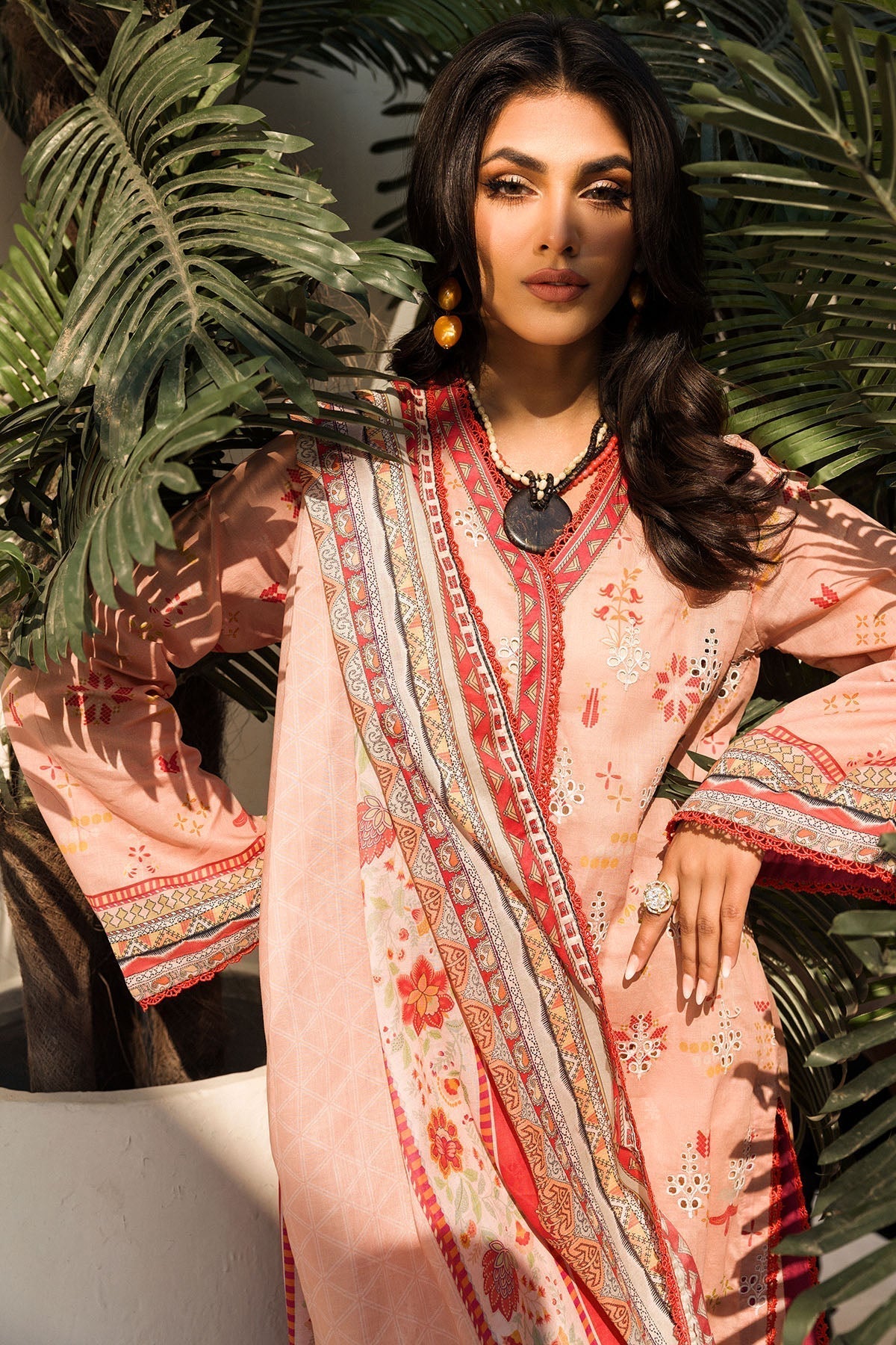 Motifz | Umang Lawn | 4639-NEELKAMAL M Pale Peach Lawn