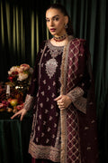 Motifz | Velvet Formals | 5095-MAZNEEN L Wine Berry Velvet