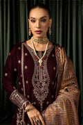 Motifz | Velvet Formals | 5096-DAISHA M Dark Maroon Velvet