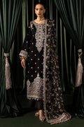 Motifz | Velvet Formals | 5098-FARZEEN XS Black Velvet