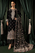Motifz | Velvet Formals | 5098-FARZEEN XL Black Velvet