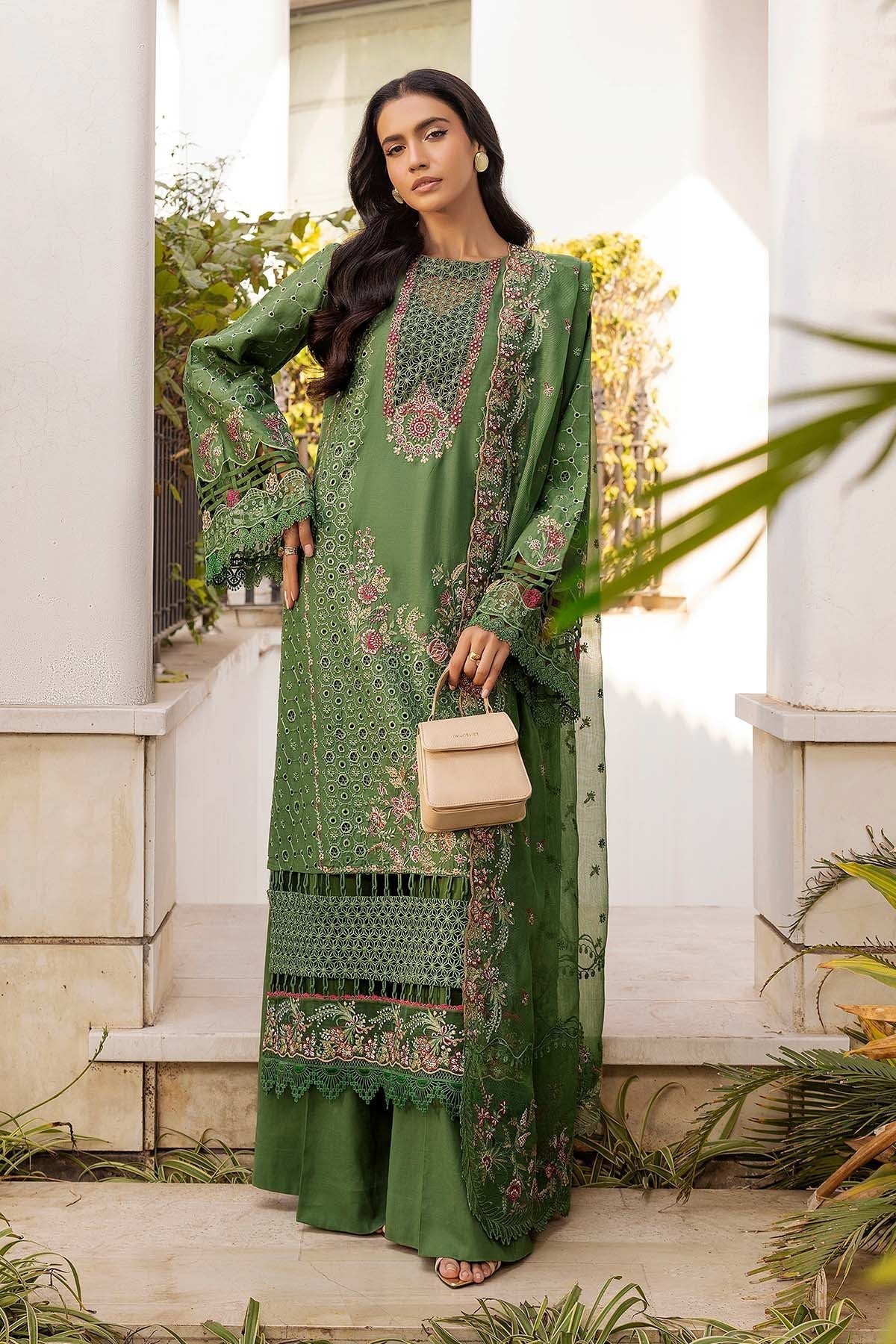Motifz | Premium Lawn 25 | 5303-DARCY XL Olive Green Lawn