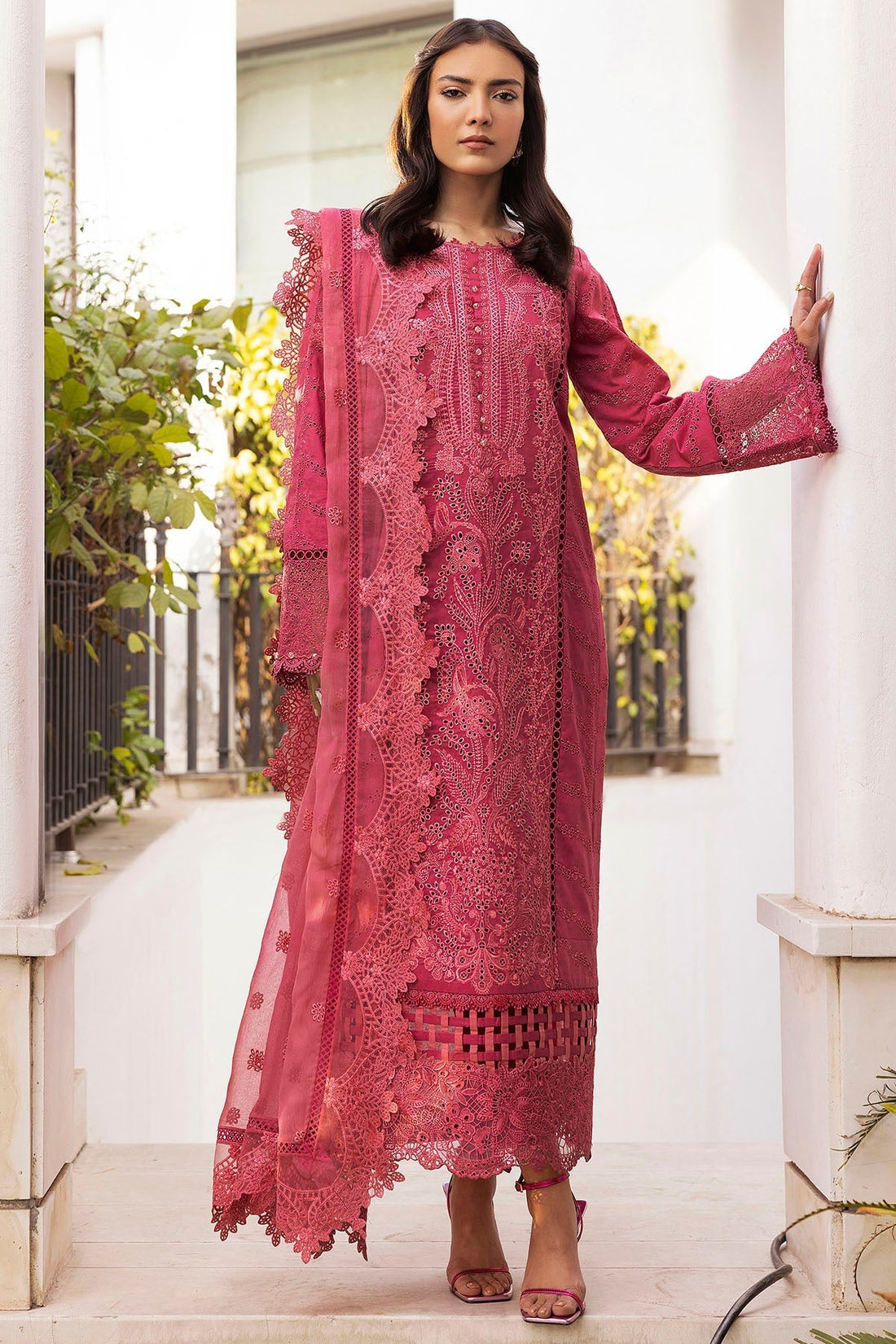 Motifz | Premium Lawn 25 | 5305-AUBREY XS Candy Pink Lawn