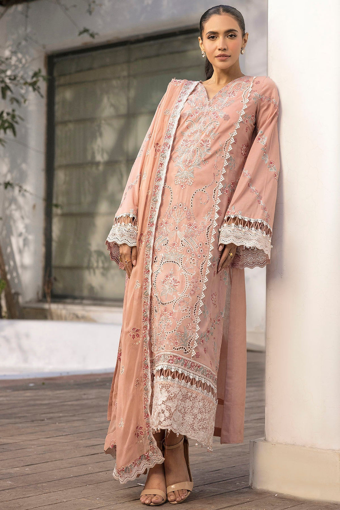 Motifz | Premium Lawn 25 | 5309-BRIELLE XS Peach Pink Lawn