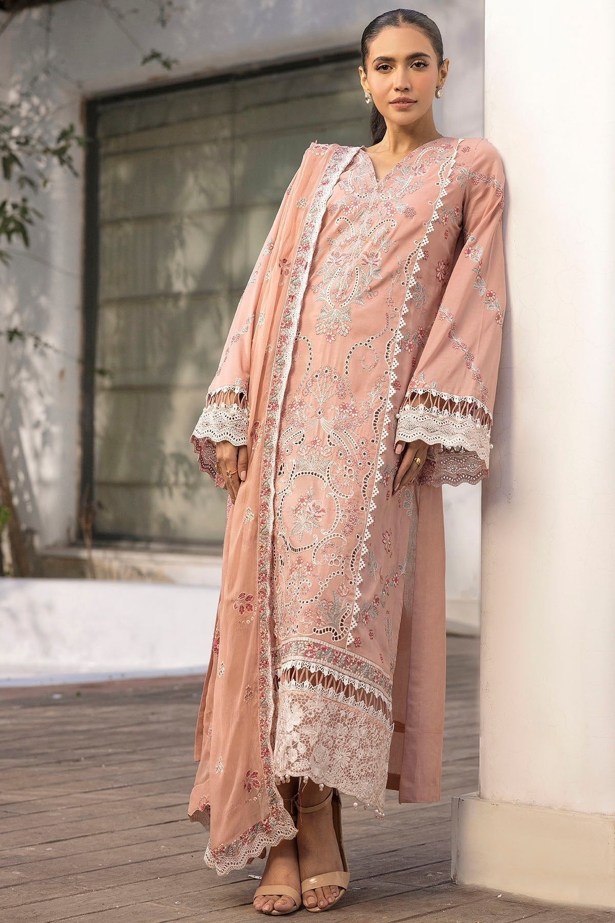 Motifz | Premium Lawn 25 | 5309-BRIELLE XS Peach Pink Lawn