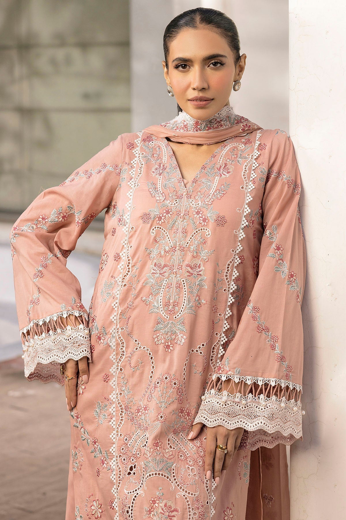 Motifz | Premium Lawn 25 | 5309-BRIELLE M Peach Pink Lawn