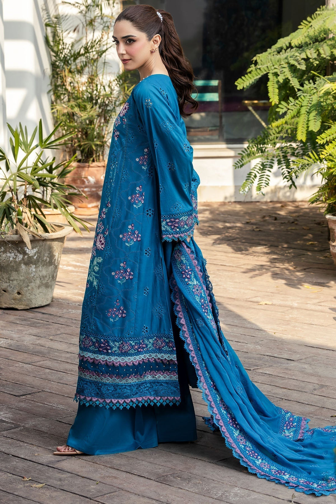 Motifz | Premium Lawn 25 | 5310-MARGO XS Teal Blue Lawn