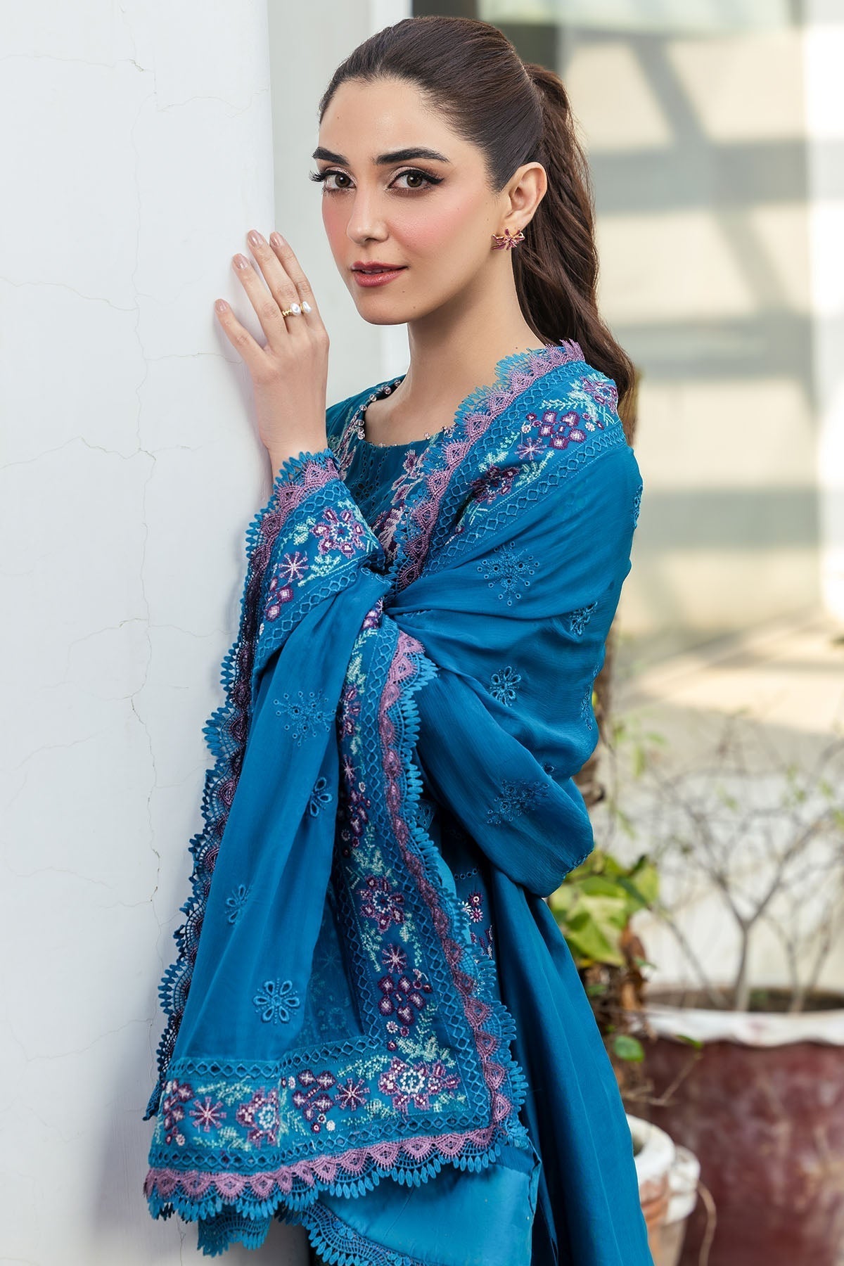 Motifz | Premium Lawn 25 | 5310-MARGO M Teal Blue Lawn