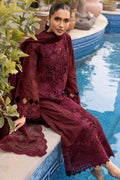 Motifz | Premium Lawn 25 | 5313-SABINE M Dark Maroon Lawn