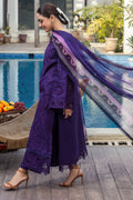 Motifz | Premium Lawn 25 | 5314-MIREILLE M Dark Purple Lawn