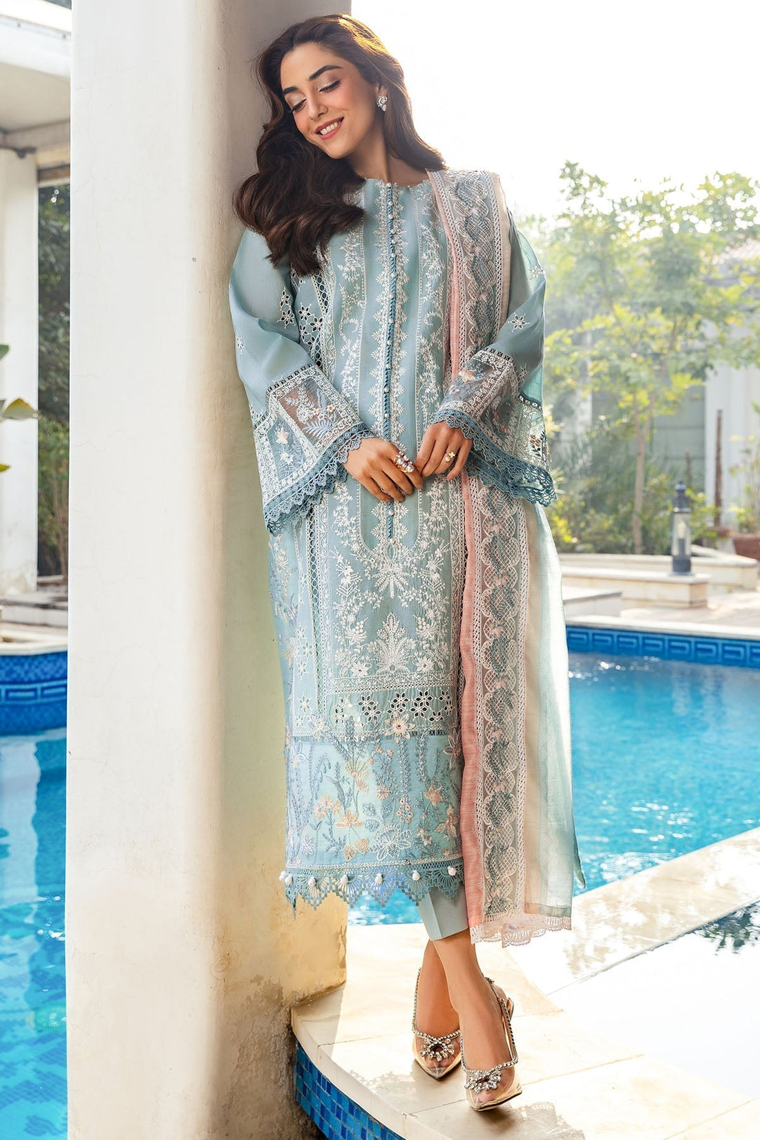 Motifz | Premium Lawn 25 | 5316-REMY XS Sky Blue Lawn