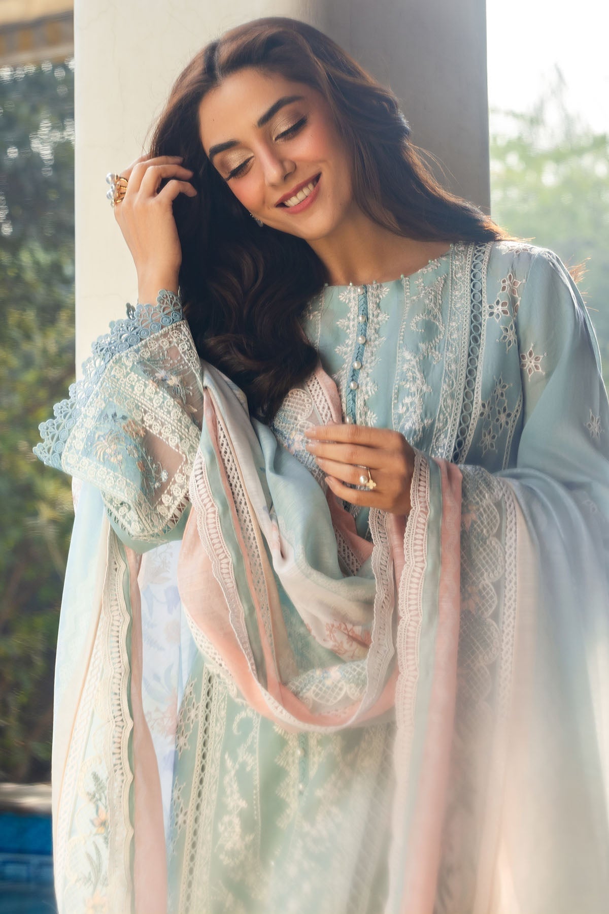 Motifz | Premium Lawn 25 | 5316-REMY L Sky Blue Lawn