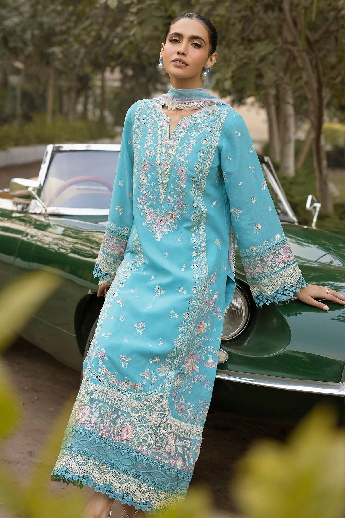 Motifz | Premium Lawn 25 | 5317-SERA L Sky Blue Lawn