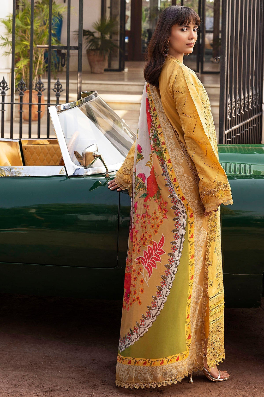 Motifz | Premium Lawn 25 | 5323-GENEVA XS Mustard Yellow Lawn