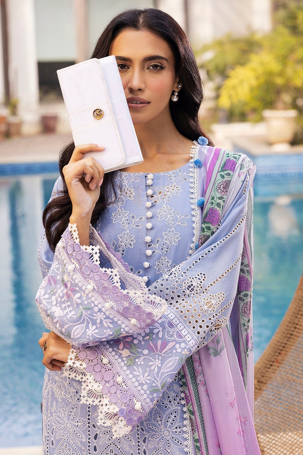 Motifz | Premium Lawn 25 | 5325-MAELYS M Lilac Lawn