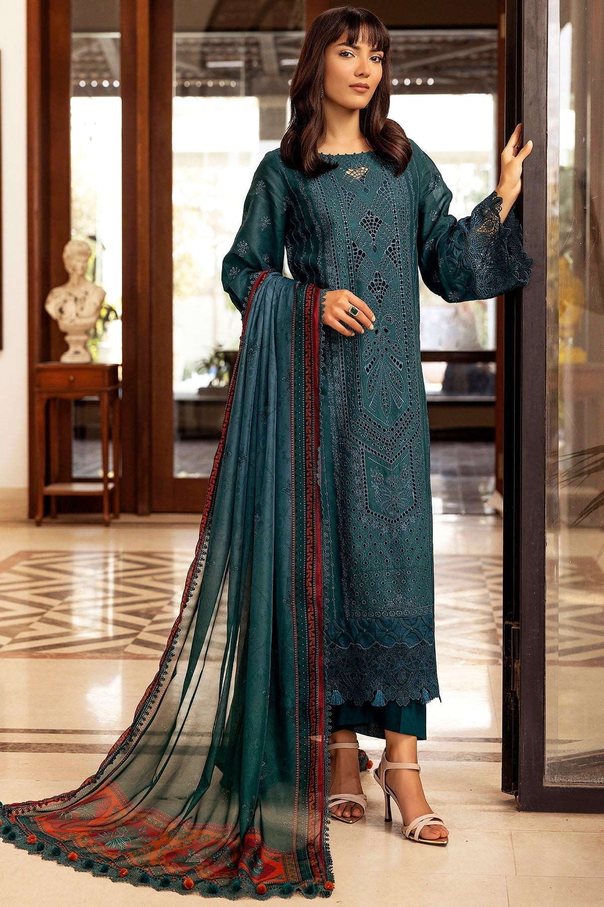 Motifz | Premium Lawn 25 | 5327-PERCY L Zinc Lawn