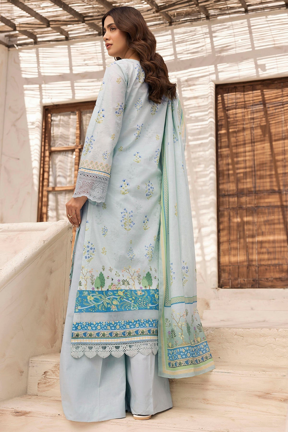 Motifz | Umang Lawn | 5411-SIRA XS Sky Blue Lawn