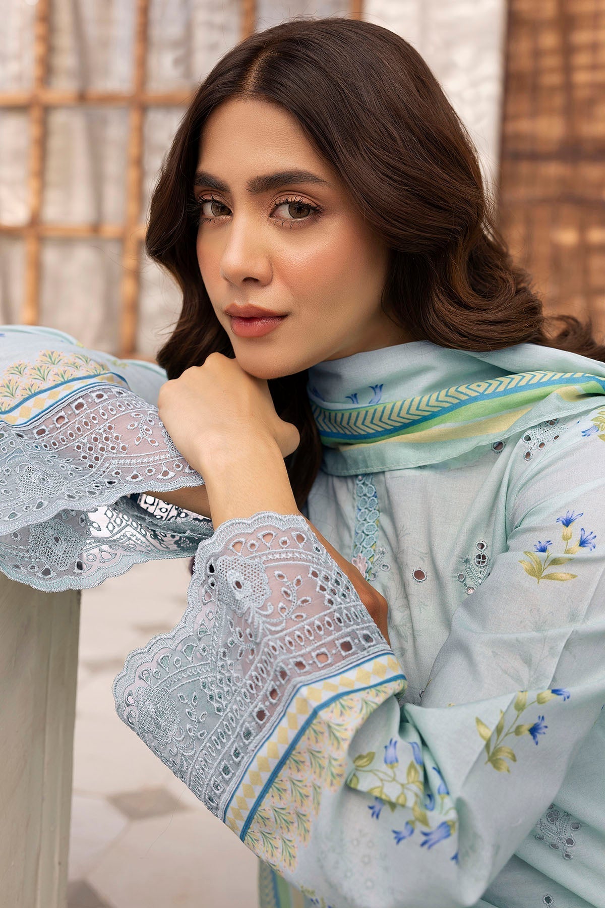 Motifz | Umang Lawn | 5411-SIRA M Sky Blue Lawn
